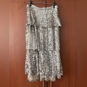 Zara sequin midi skirt